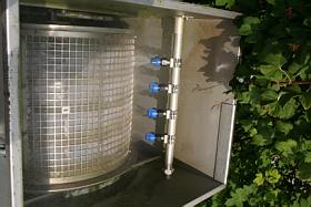 FIAP Trommelsiebfilter beim Spülen
